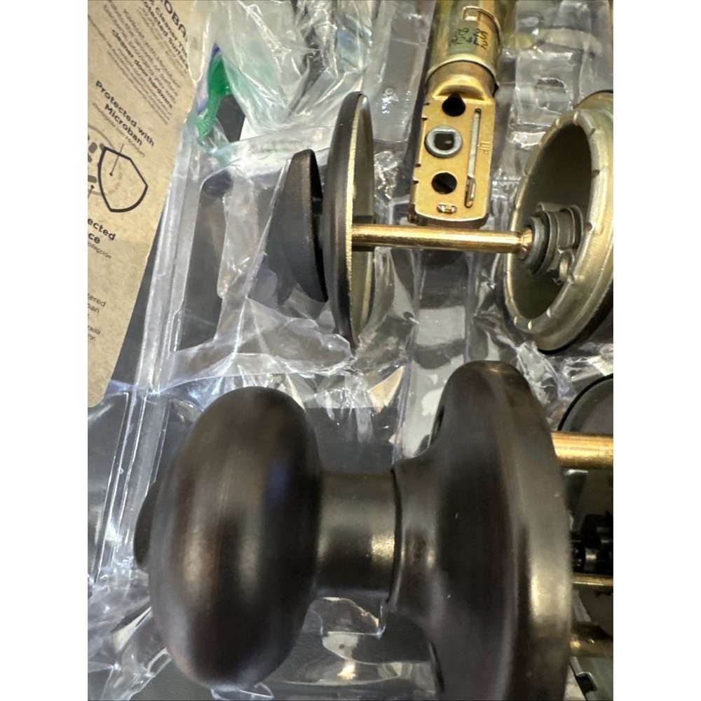 Kwikset Cove SmartKey Entry Knob‎ Deadbolt Venetian Bronze 690CV11P
